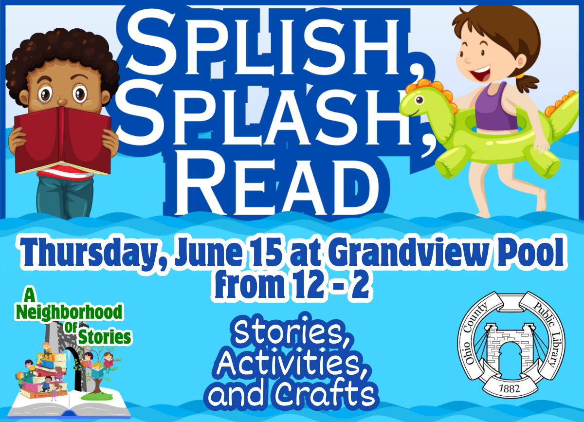 Splish, Splash, Read at Grandview Pool Calendar Ohio County Public